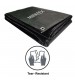 Mipatex Tarpaulin / Tirpal 12 Feet x 12 Feet 150 GSM (Black)